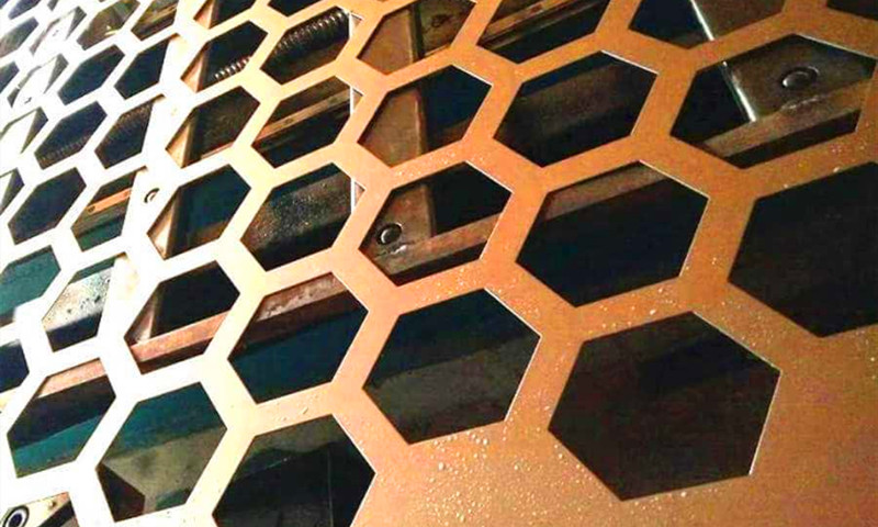 Hexagonal Hole Aluminum Plate Perforated Sheet