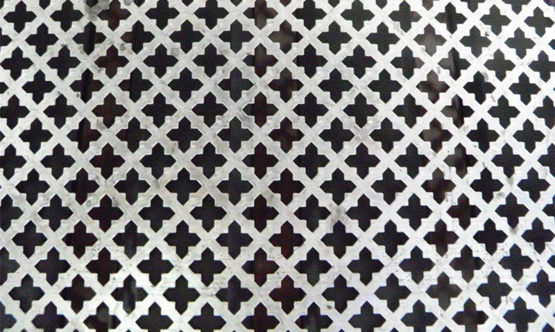 Aluminum Plate Cross Hole Perforated Sheet
