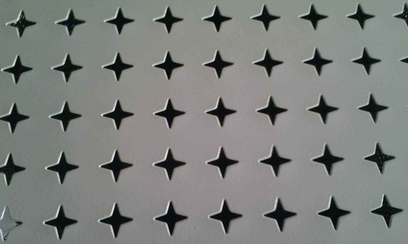 Aluminum Plate Cross Hole Perforated Sheet