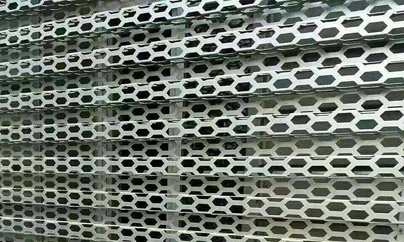 Hexagonal Hole Stainless Steel Perforated Sheet
