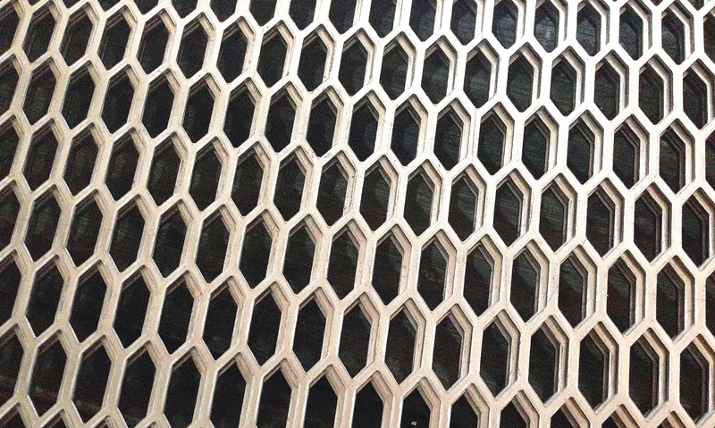 Hexagonal Hole Stainless Steel Perforated Sheet