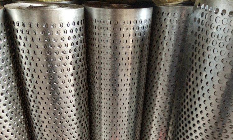 Stainless steel coil plate round hole mesh plate Products