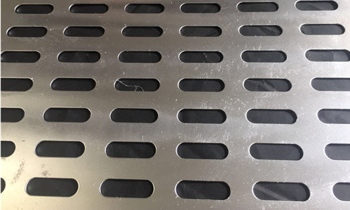 Slotted Stainless Steel Perforated Sheet
