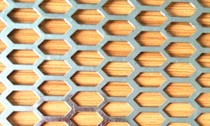 Punched steel sheet
