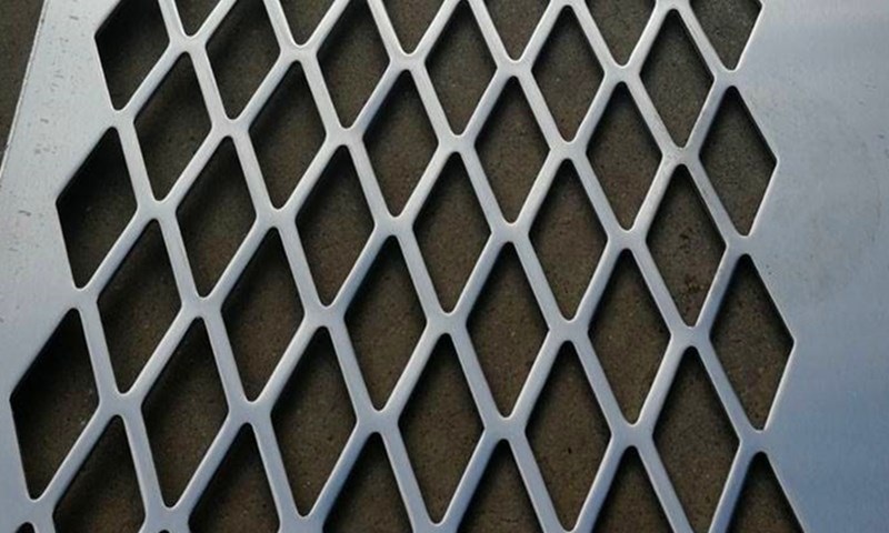 Punched steel sheet