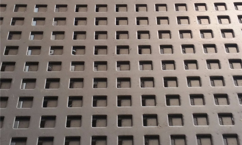 Cold-rolled plate perforated plate