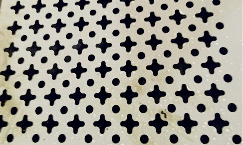 Cold-rolled plate perforated plate