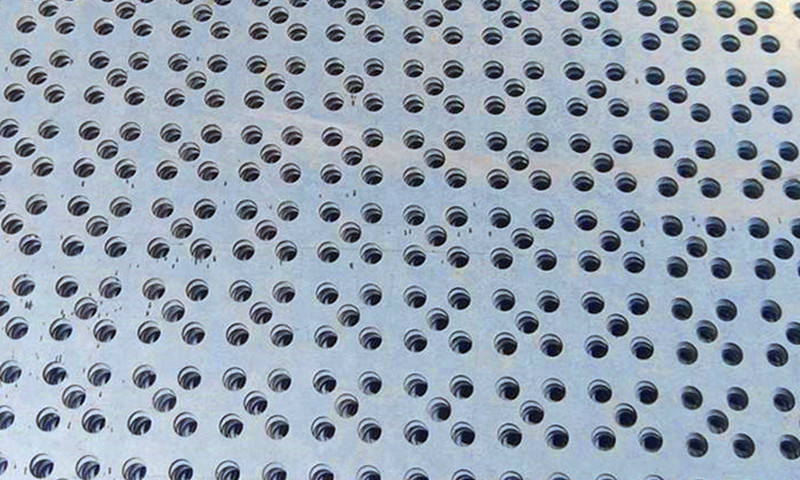 Round hole aluminum plate