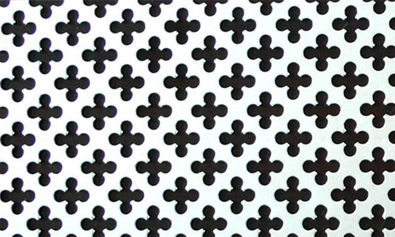 Round hole aluminum plate