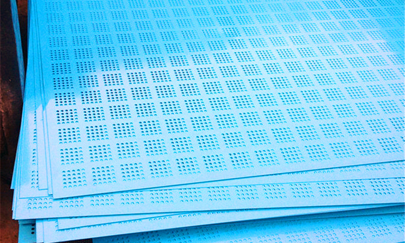Perforated sheet iron