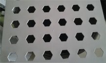 Stainless steel perforated sheet production process