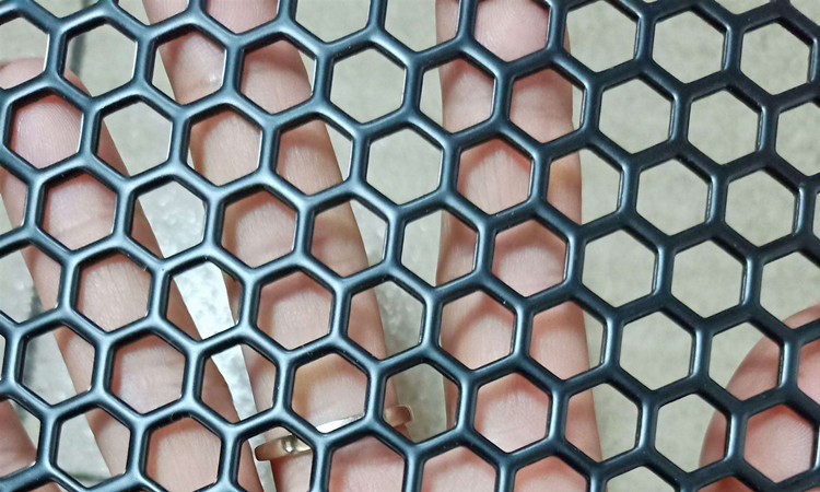Hexagonal Hole Perforated Sheet