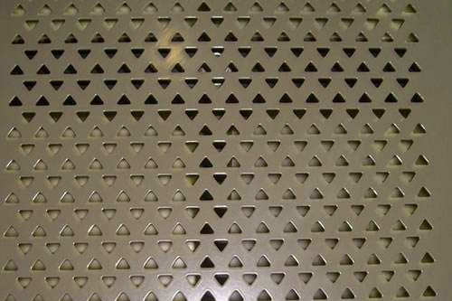 Metal perforated panels