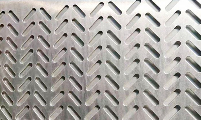 Eight-shape hole perforated steel sheet