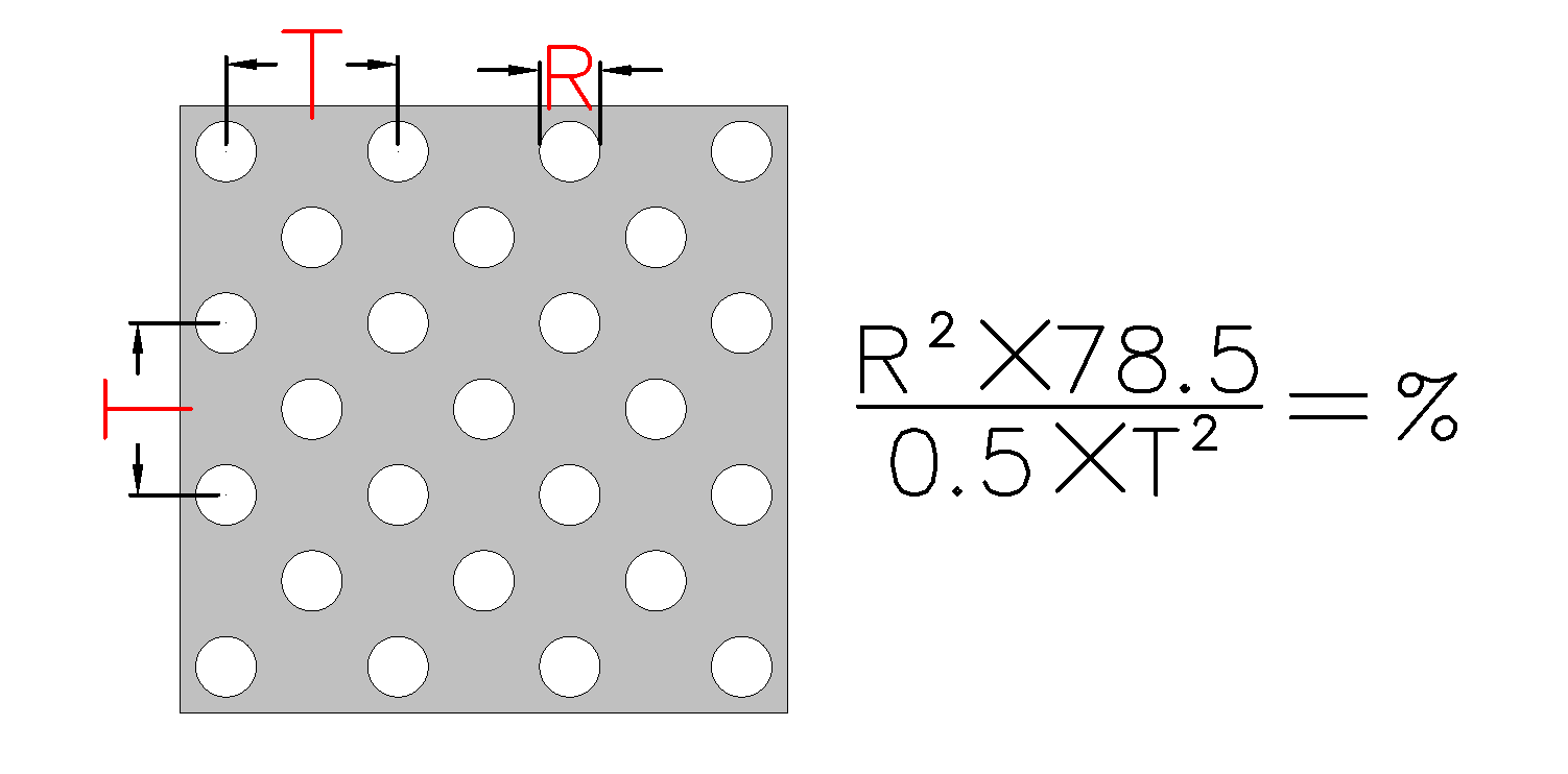 45° Circle Hole