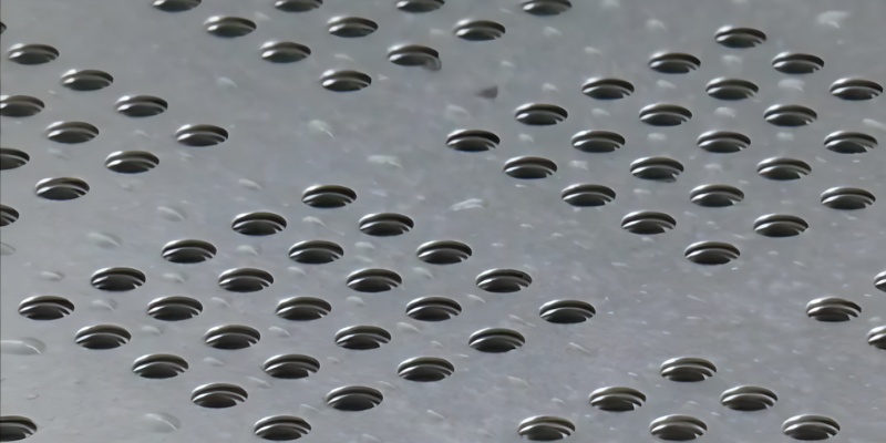 Perforated round hole mesh