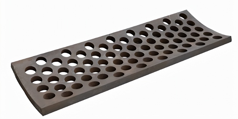 Metal perforated sieve plate